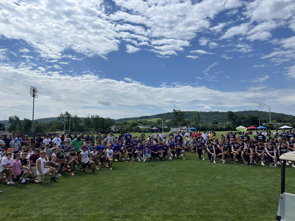 Warwick Football competes at the New York State 7 on 7 Championships. 64 schools from throughout the state attend the event at Cortland State. Go Wildcats