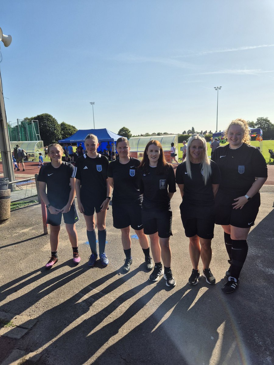 MissKDavey's tweet photo. Brilliant first day at @CreweFC Female tournament, mentoring young referees for @CCFARefs #GirlsThatRef https://t.co/JTNuHeCVyH