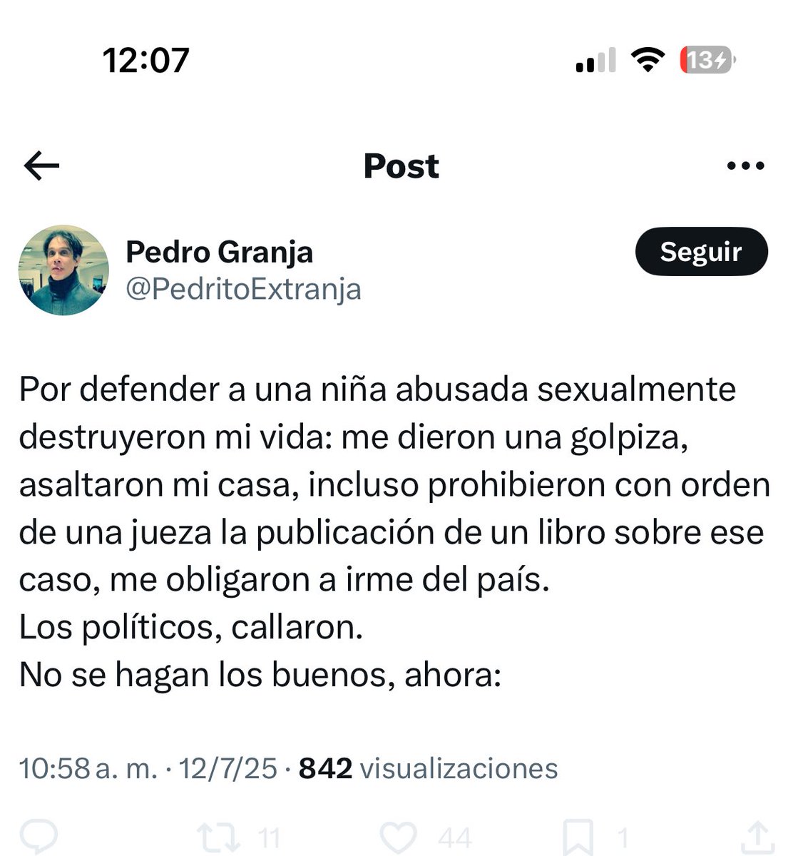 Hace tres años atrás (+ o -) asumimos -gratuitamente- la defensa técnica de un presunto delito de violacion de una niña de siete años (a la fecha el procesado está con orden de captura) a partir de aquello hemos sido sujeto de una denuncia penal por obstrucción a la justicia