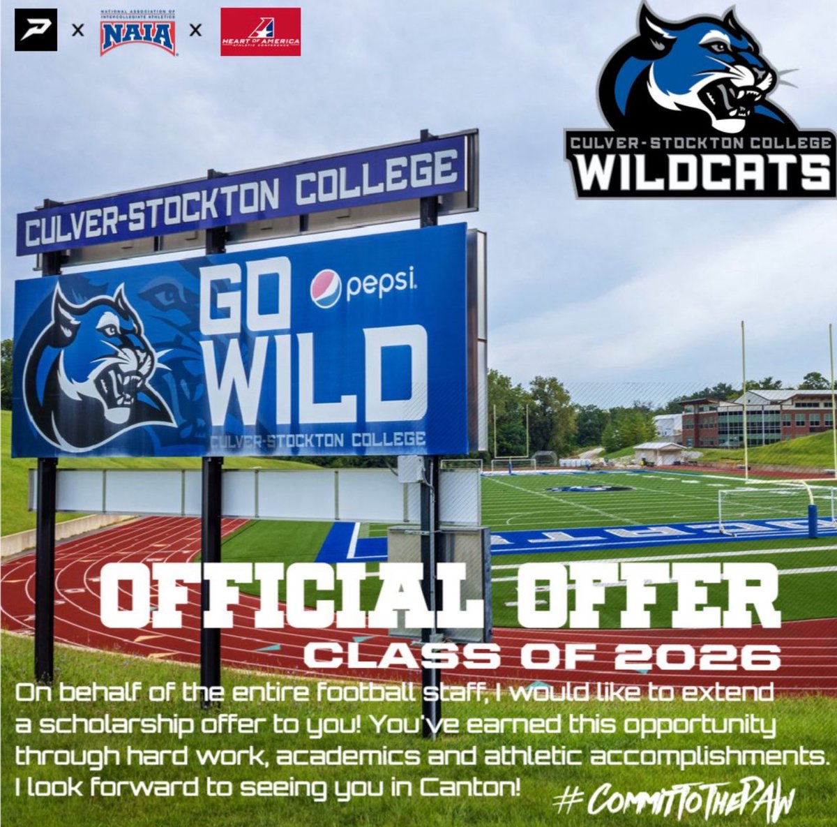 EricbWilliamsJr's tweet image. Received my first offer from @CSCwildcatsFB I am truly blessed!! @CoachCutshaw @Coach_Frink @CoachBress_CSC @CoachSallayCSC #GoWild #BlueCollar #CommitToThePaw