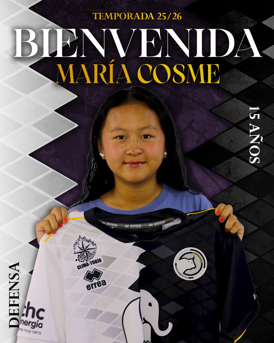 🆕 𝗙𝗜𝗖𝗛𝗔𝗝𝗘 | Unionistas Femenino se refuerza en la defensa con María Cosme. 

🔙 Procede del CD Salamanca FF, en el que ha disputado 22 partidos, logrando cinco goles.  

👏 ¡Encantados de tenerte en nuestro proyecto, María!

#Irreductibles ⚔️⚪⚫🟣