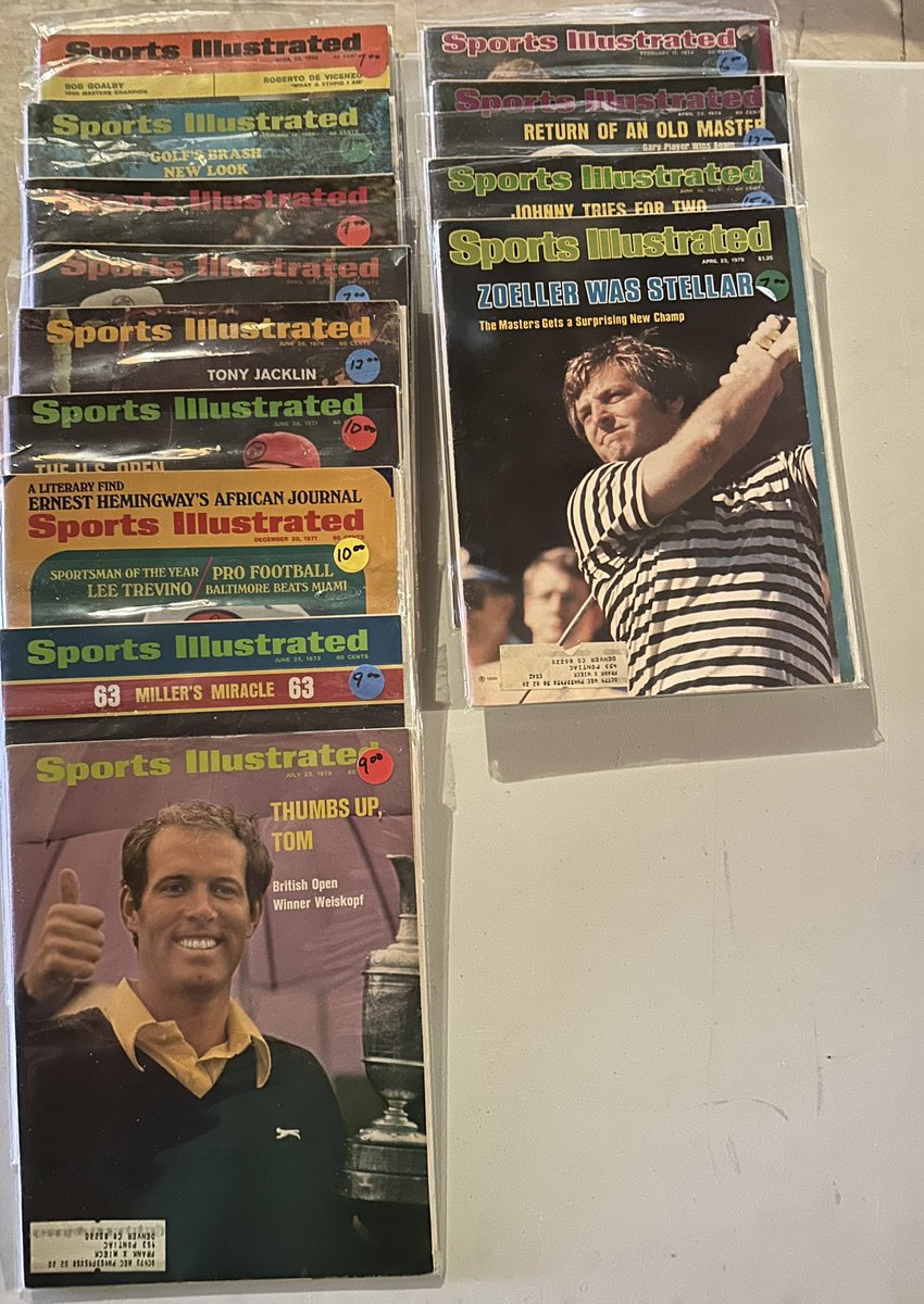 Vintage Sports Illustrateds for sale, prices on magazines
