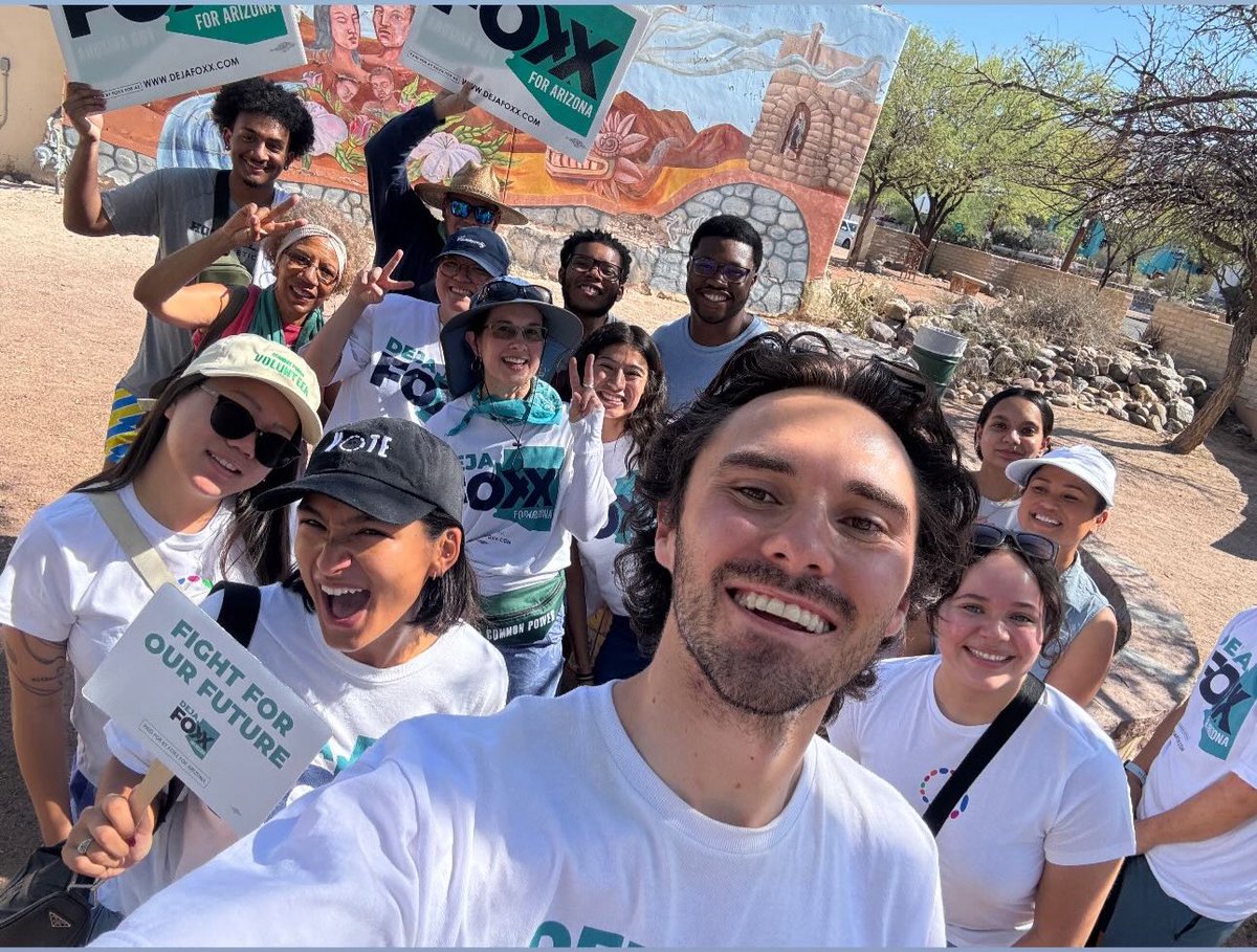 I’m so happy to be in AZ to fight for our future!

 Let’s win this <a href="/Deja_Foxx/">Deja Foxx</a>! 

#fightforourfuture