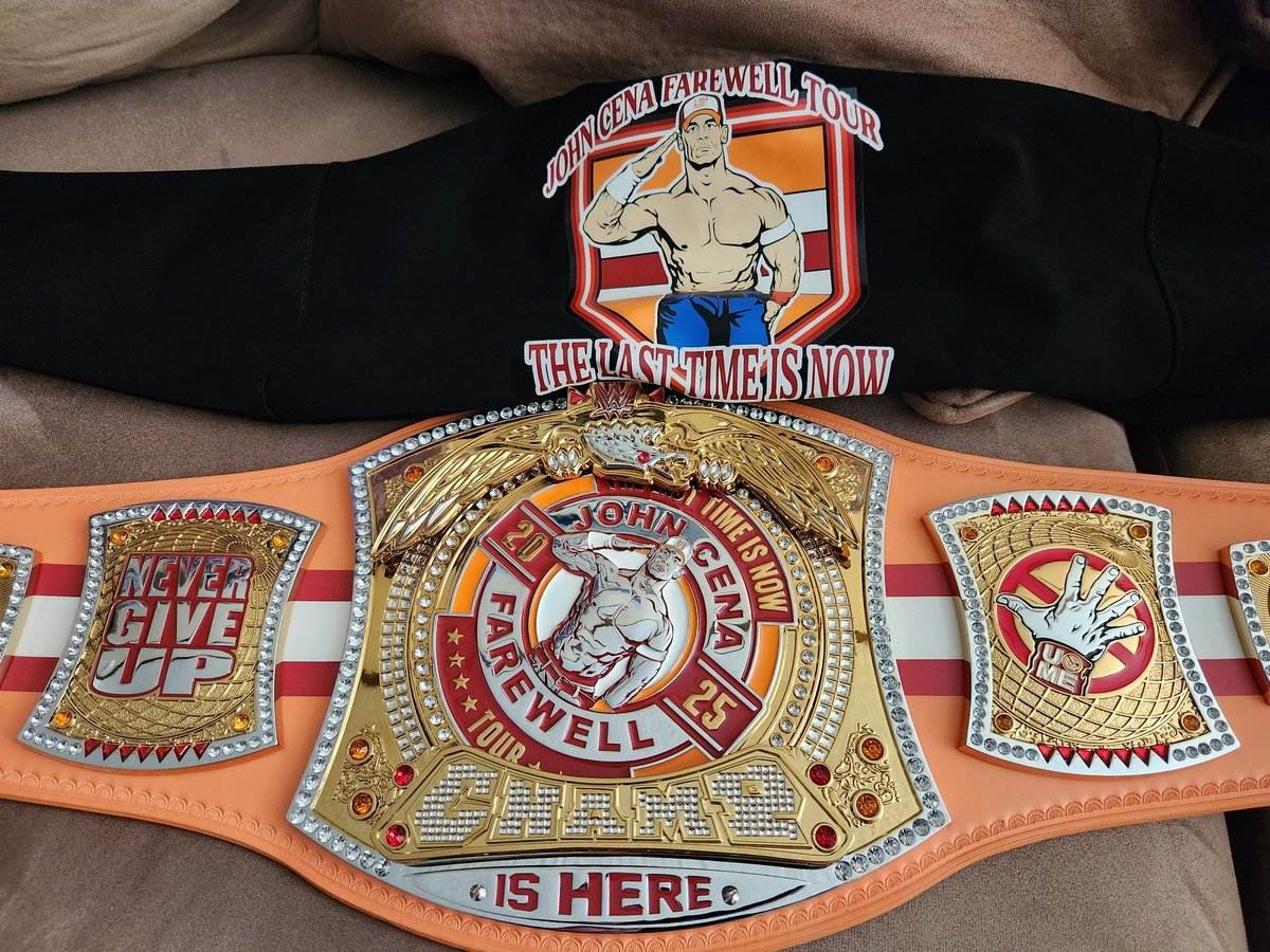 FireFly4Everr's tweet image. And if they hate, let 'em hate, I drop their whole clan
Lay your ass down for the three second tan
Never seen 17
The Last Real Champion
Farewell Tour Tampa Edition Belt 🫡👌
Thank you Cena