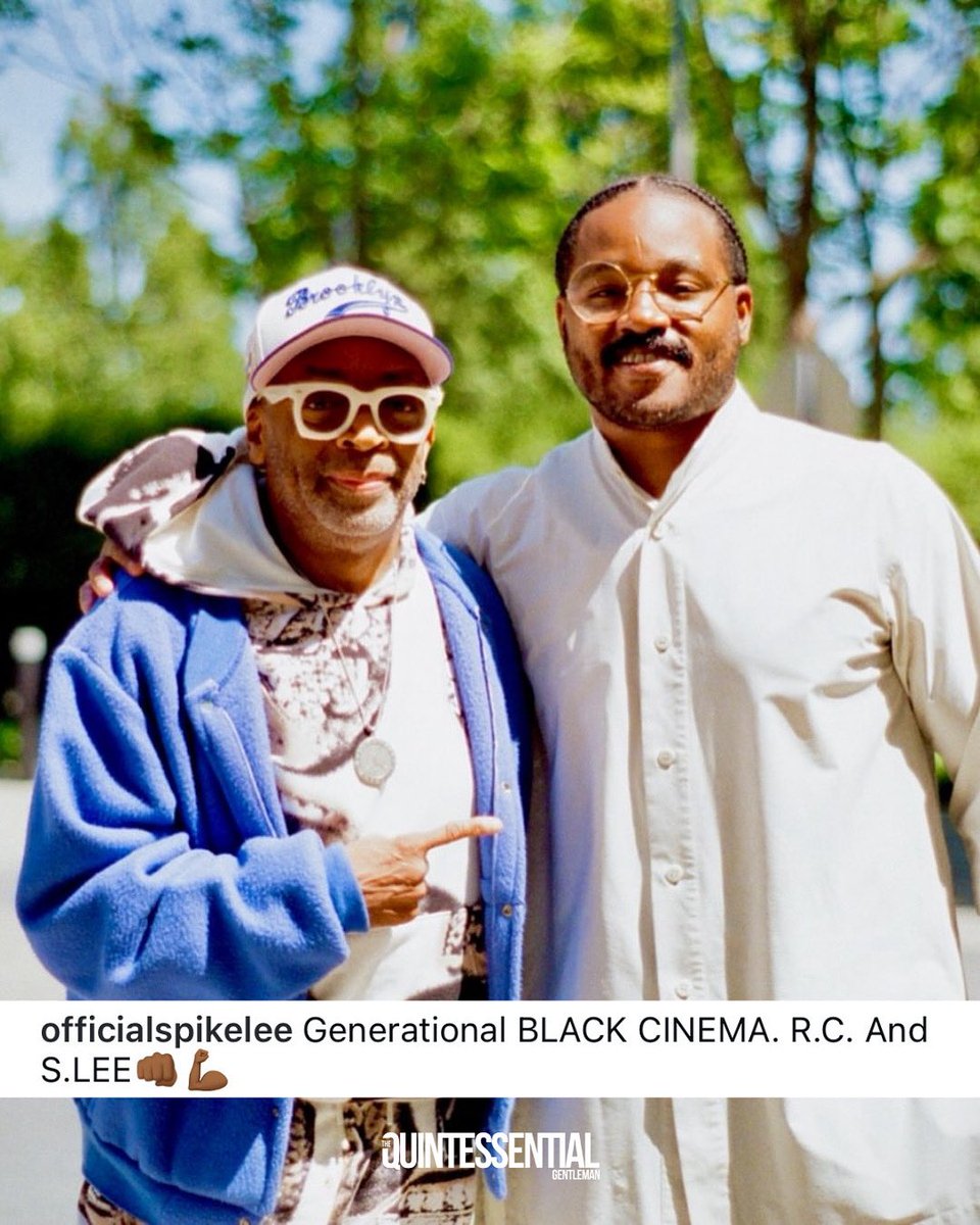 theqgentleman's tweet image. Baton passed. Race won. 🏁🔥✊🏾
#SpikeLee #RyanCoogler
