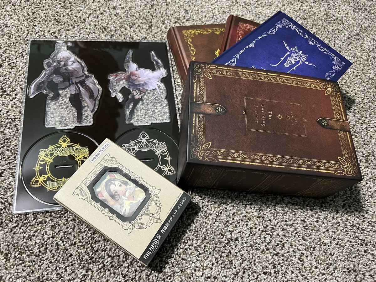 MaddNessFFXIV's tweet photo. More goodies for the collection!
 #ffxiv #ff14 #ffxivonline #ff14online #finalfantasy #finalfantasyxiv #finalfantasy14 #finalfantasy14 #finalfantasycollector https://t.co/0lzB7cZVDo