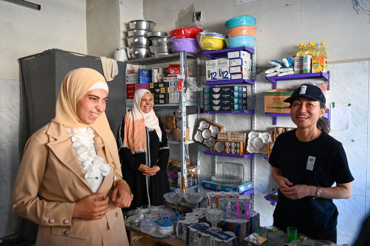 Shoko Noda (@shokonoda) on Twitter photo ✨Today is 1st ever #InternationalDayofHope
I think of Syria—where this 📸was taken
After 14 yrs of war, the country is rebuilding. Women like Waad, who opened a shop after losing her sight, are what hope looks like to me
<a href="/UNDP/">UN Development</a> fuels that hope every day, in crises around the🌍 ✨Today is 1st ever #InternationalDayofHope
I think of Syria—where this 📸was taken
After 14 yrs of war, the country is rebuilding. Women like Waad, who opened a shop after losing her sight, are what hope looks like to me
<a href="/UNDP/">UN Development</a> fuels that hope every day, in crises around the🌍
