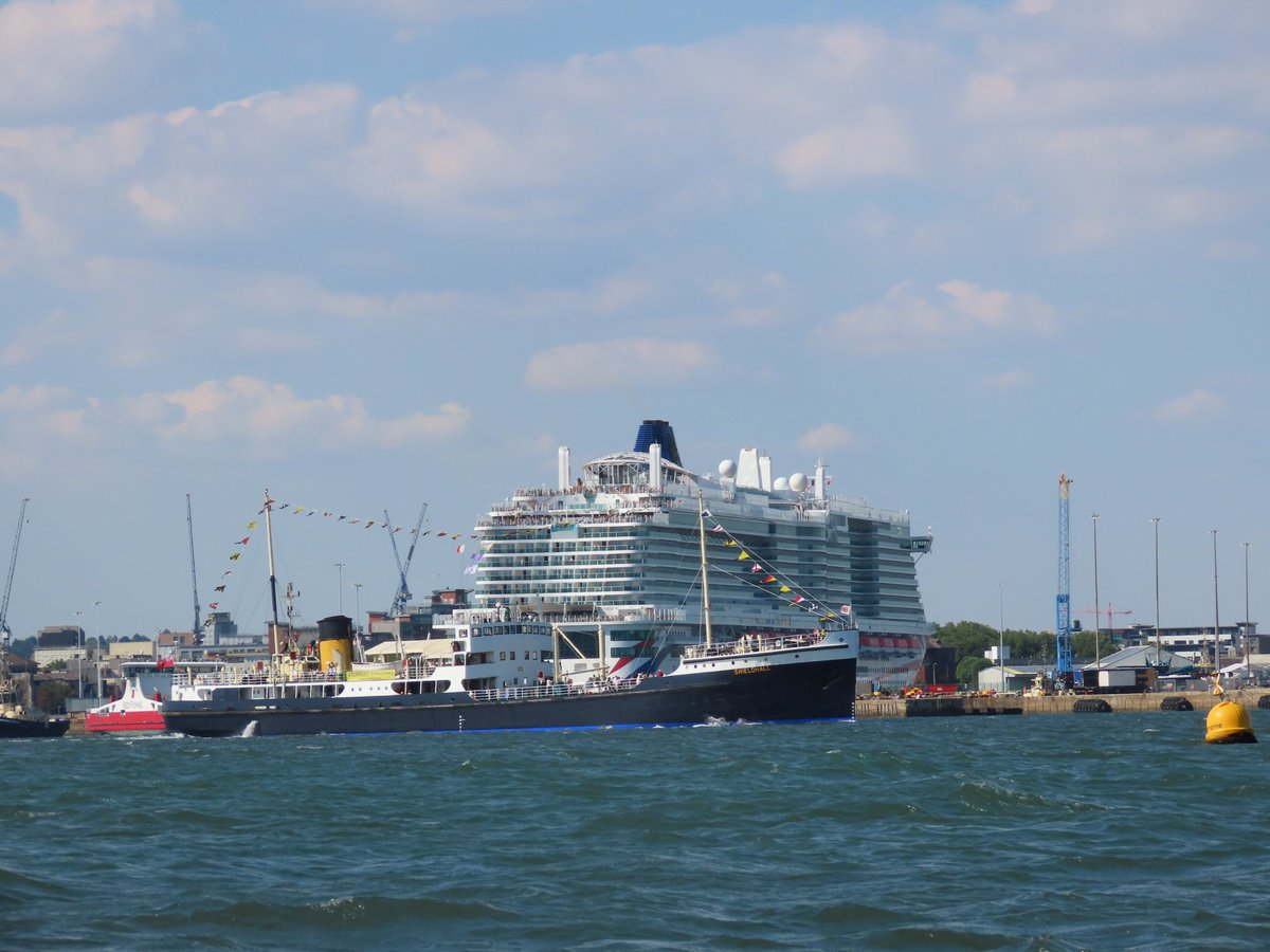 cbullocean46's tweet photo. Happy 70th birthday @Shieldhall #Shieldhall #Southampton #steamship https://t.co/WtIxD40l7w