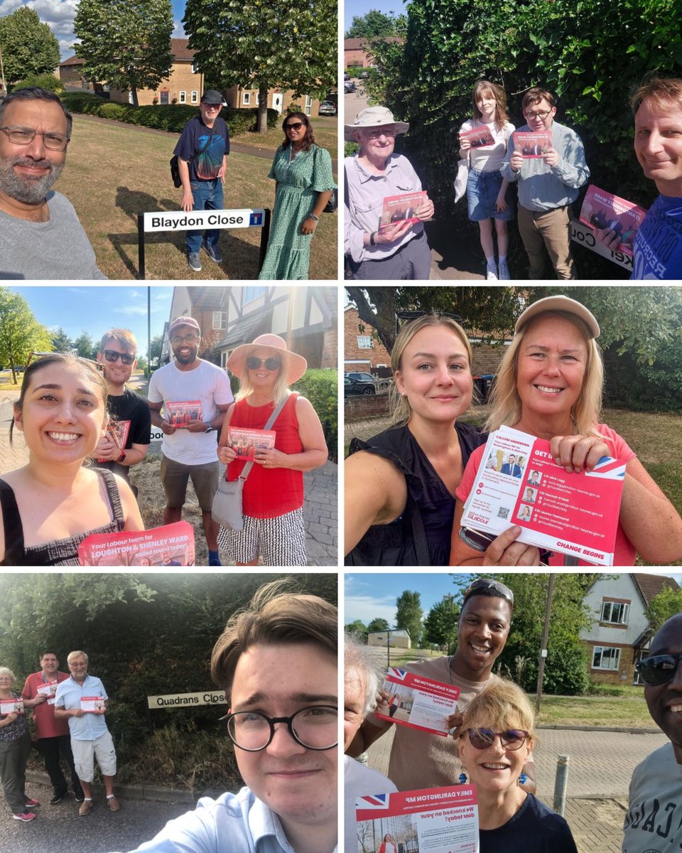 ☀️💬 Our teams have been out across the city again this week speaking to residents about local issues and Labour’s work locally and nationally.

Your Labour MPs and councillors are here for you. If you need to get in touch, find contact details here 👉 mklabour.org.uk/people
