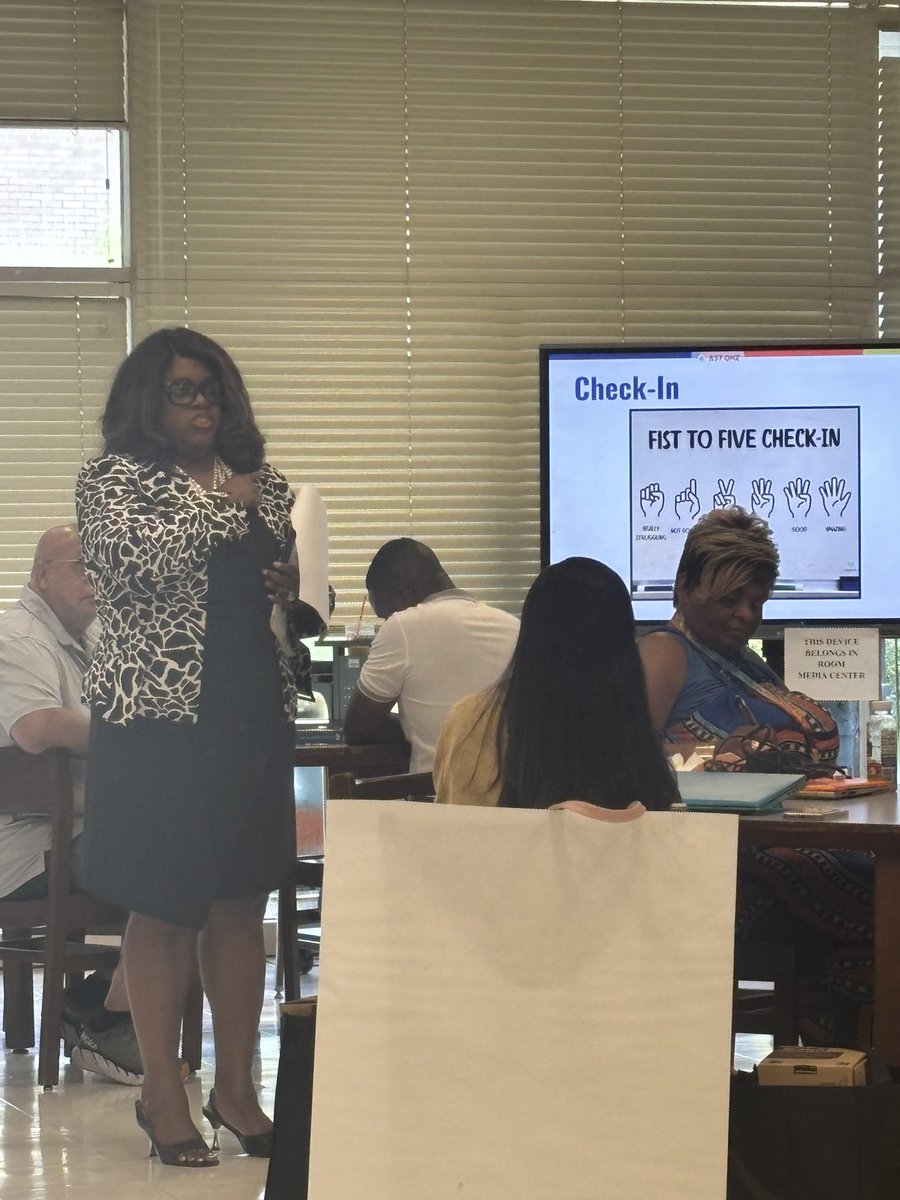 Thank you to Associate Superintendent Dr. @chalmersmelody for providing our staff with valuable PBIS insights to help us start the school year strong! Your support ensures we’re equipped to foster a positive and productive learning environment. #PBIS #AnchoredInExcellence