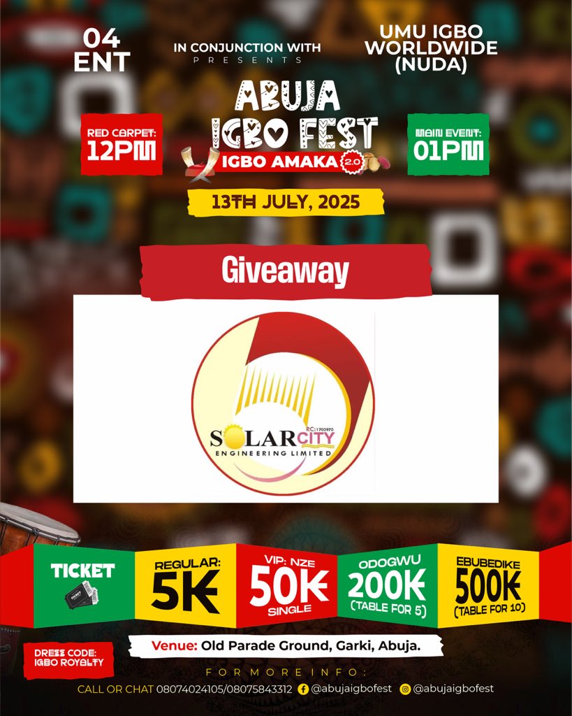 BIG JUICE (@wealthyemy) on Twitter photo Our bro <a href="/igboeri_kelvin/">ADC COALITION NEWS</a> has paid for 6 tickets to be shared
Kindly respond under this tweet Our bro <a href="/igboeri_kelvin/">ADC COALITION NEWS</a> has paid for 6 tickets to be shared
Kindly respond under this tweet