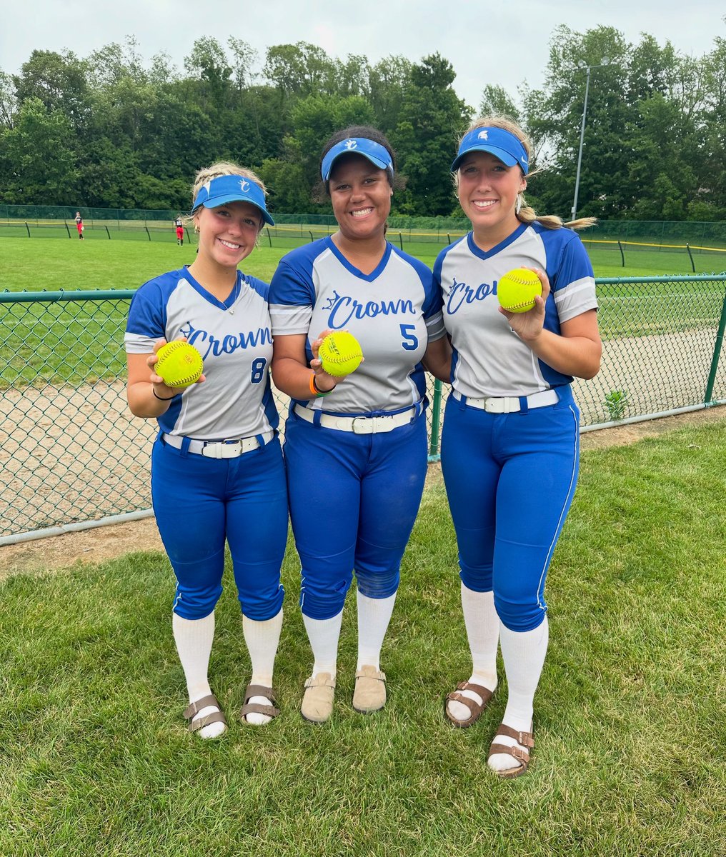 Crown Softball (@crownsoftball1) on Twitter photo Great day to be standing in the Crown batters box ๐ฎโ๐จ
12-0 victory with 11 RBIs off 9 hits.
<a href="/AveryBorg2027/">Avery Borg</a> ๐ฃ
<a href="/katyrhoward5/">Katy Howard (2026)</a> ๐ฃ
<a href="/MShoemaker27/">Morgan Shoemaker</a> ๐ฃ
๐๐ฅ #WearTheCrown ๐ฆ #HornsUp Great day to be standing in the Crown batters box ๐ฎโ๐จ
12-0 victory with 11 RBIs off 9 hits.
<a href="/AveryBorg2027/">Avery Borg</a> ๐ฃ
<a href="/katyrhoward5/">Katy Howard (2026)</a> ๐ฃ
<a href="/MShoemaker27/">Morgan Shoemaker</a> ๐ฃ
๐๐ฅ #WearTheCrown ๐ฆ #HornsUp