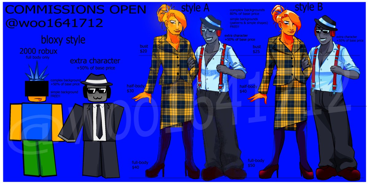 woo1641712's tweet image. commissions open! (1/2)
dm me here if ur interested
#commissionopen #ichance (using the tag cuz i do love how i drew them here lol)