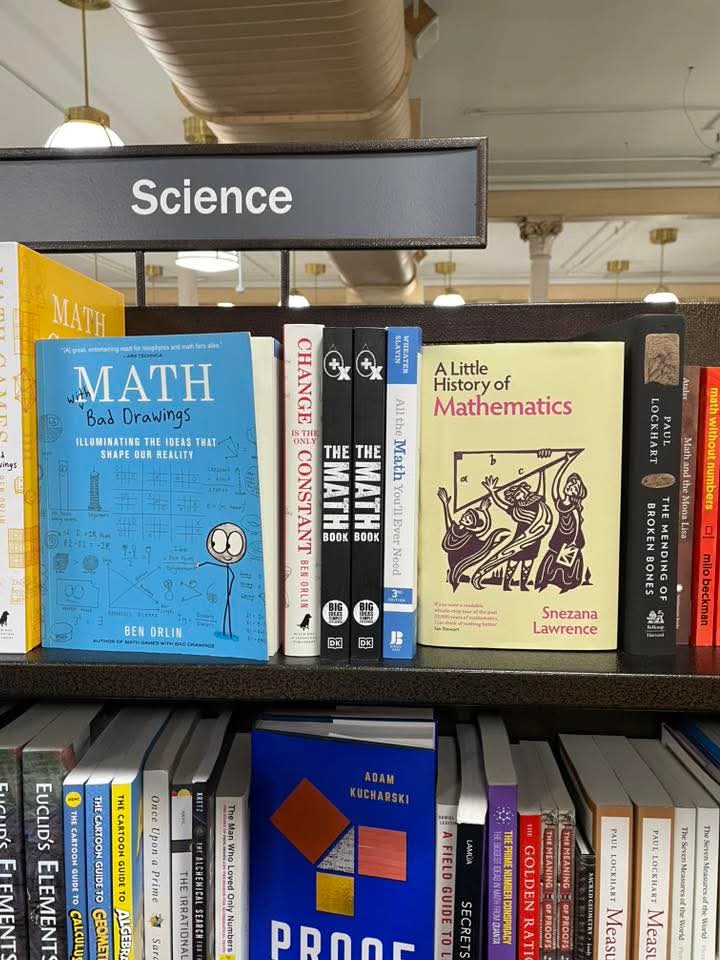 A friend sent a proof of appearance at the Barnes and Noble bookstore, somewhere in New York, NY
