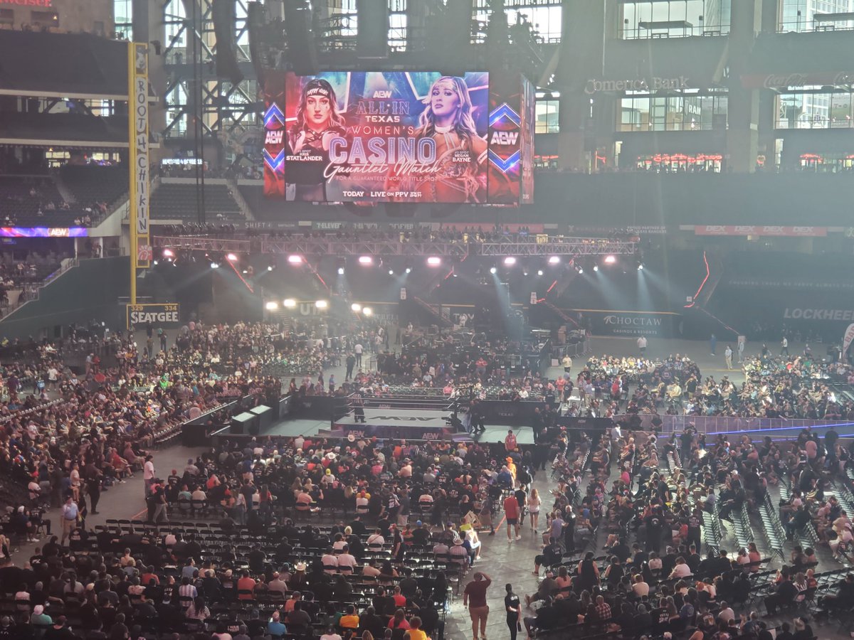 JHaller_'s tweet image. Made it to the new Wrestling Mecca
#AEWAllIn