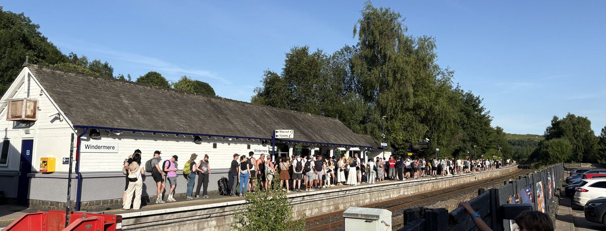DrGickAss's tweet photo. “Everybody wants a car”. Meanwhile in a train station in the middle of the British countryside… https://t.co/xM9qqz7Jle