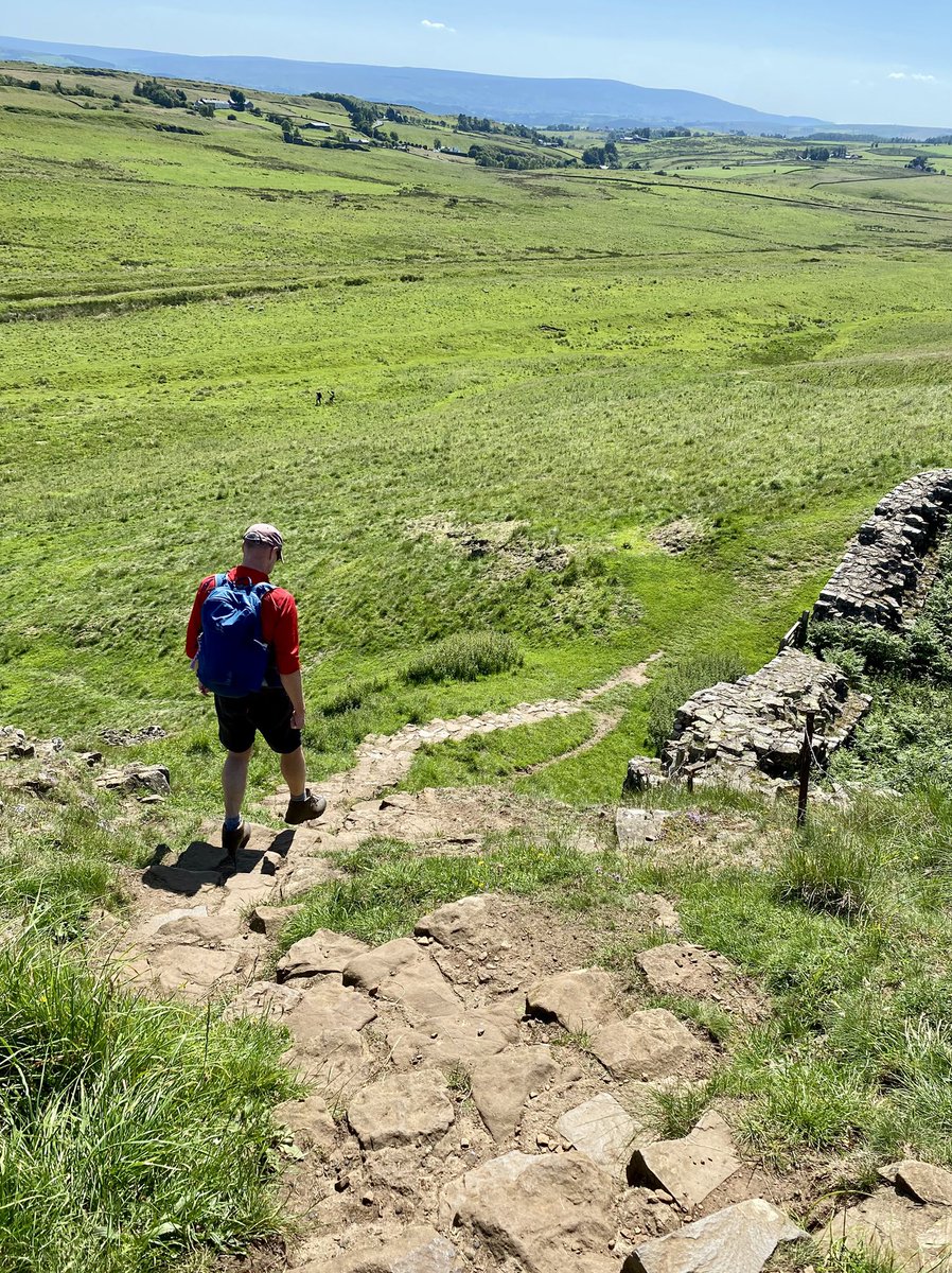 Day 3 of the <a href="/suezUK/">SUEZ UK</a> UK #leadership team #Big4 charity walk done! 19 very hot &amp; very hilly miles alongside #HadriansWall sorted! #hotter #harder but #together #CoastToCoast raising money for <a href="/macmillancancer/">Macmillan Cancer Support</a> @BritishHeart_1b 👉 lnkd.in/dtTYueDb
Proud of 50 miles in 3 days!