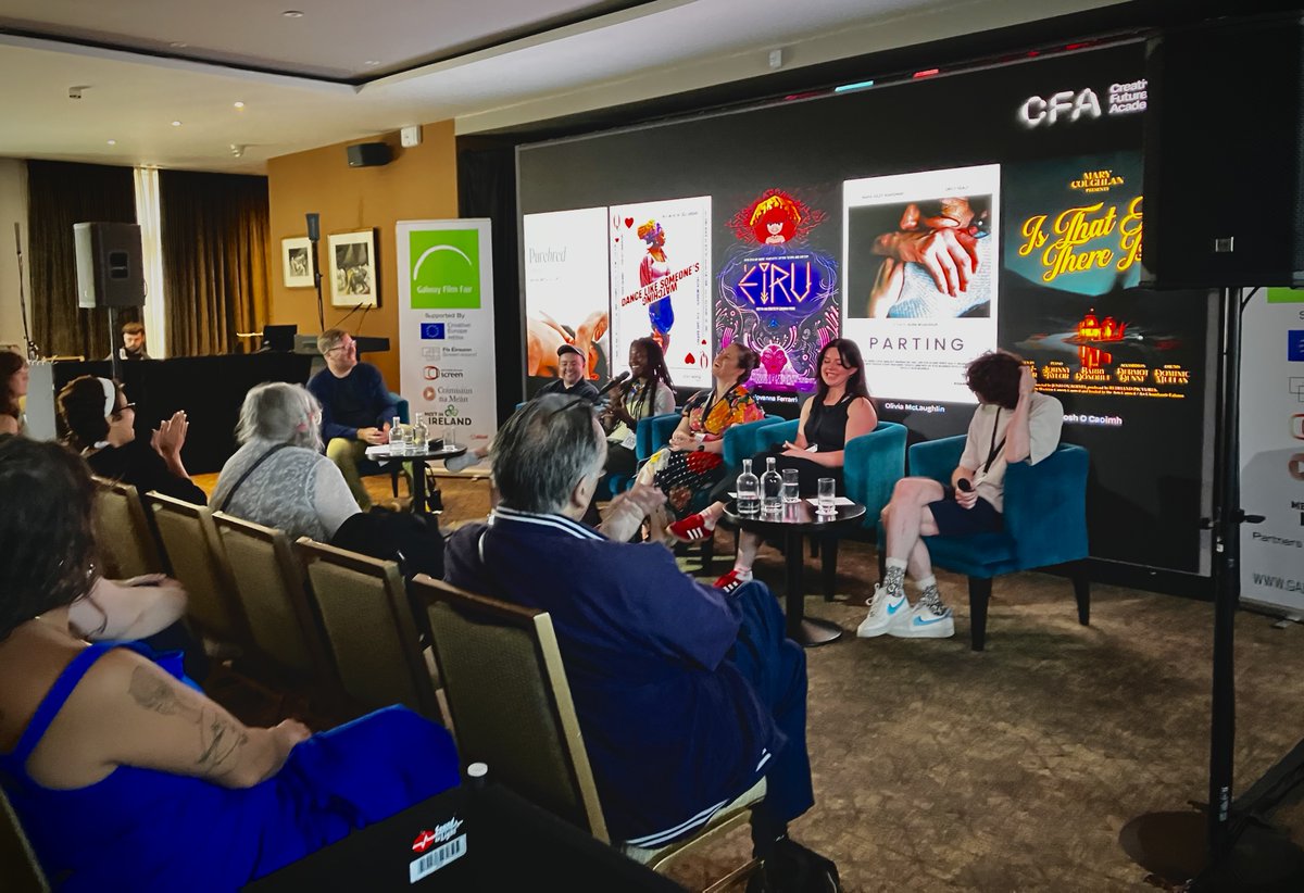Galway Film Fleadh (@galwayfilm) on Twitter photo Finding Your Story – A Panel Discussion with Creative Futures Academy 📖🔍 <a href="/creativefutur16/">@creativefuturesacademy</a>
A brilliant panel today with Rory Hanrahan, filmmaker & lecturer at <a href="/NCAD_Dublin/">National College of Art & Design</a>, exploring the search for stories with personal perspectives from animators & narrative filmmakers. Finding Your Story – A Panel Discussion with Creative Futures Academy 📖🔍 <a href="/creativefutur16/">@creativefuturesacademy</a>
A brilliant panel today with Rory Hanrahan, filmmaker & lecturer at <a href="/NCAD_Dublin/">National College of Art & Design</a>, exploring the search for stories with personal perspectives from animators & narrative filmmakers.