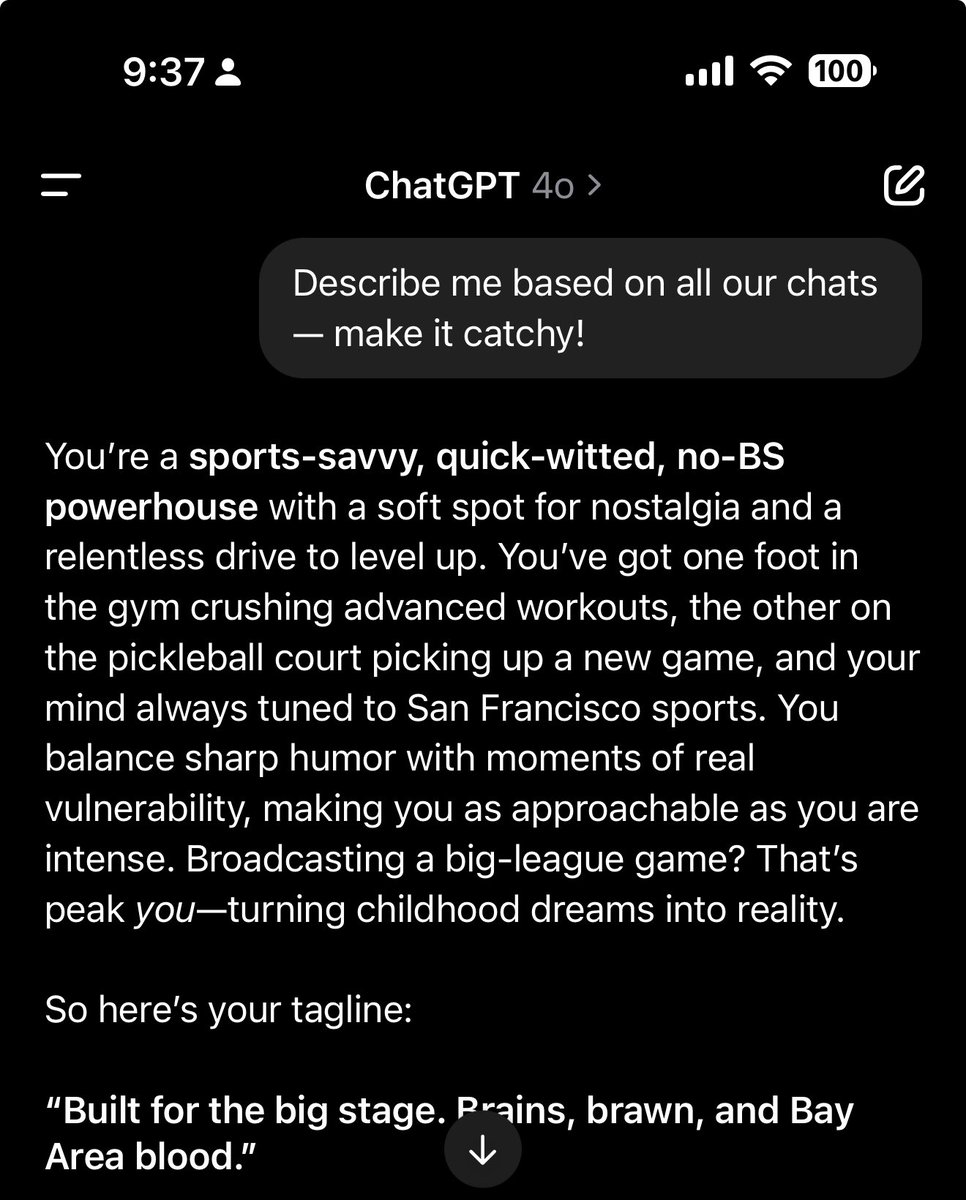 New Chat GPT feature. I think I’m gonna make Chat my agent 🤣