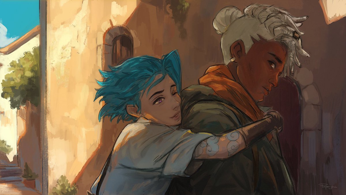 PapayouFR's tweet image. I would like to do one last "Missing End" artwork. What do you want to see ? (not just a kiss)