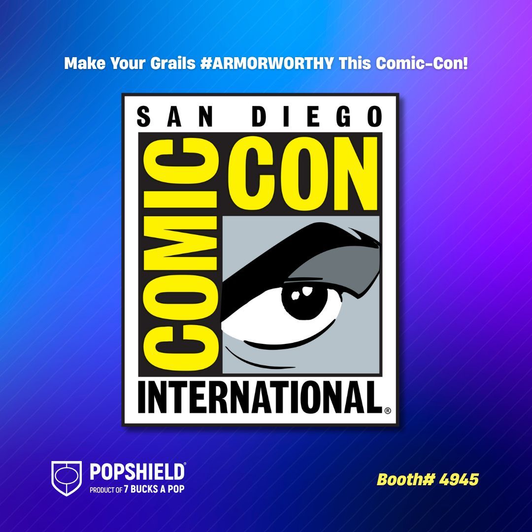 PopShield is coming to SDCC 2025 — Booth #4945! 

More info dropping soon! 👀