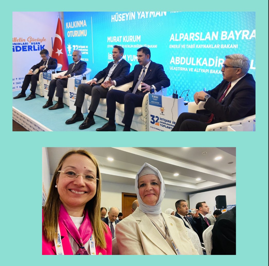 İstişare ve Değerlendirme Kampımız kapsamında Genel Başkan Yardımcımız Sn. Hüseyin Yayman’ın moderatörlüğünde gerçekleştirilen Kalkınma Oturumu’na katıldık.

Enerji ve Tabii Kaynaklar Bakanımız Sn. Alparslan Bayraktar, Çevre, Şehircilik ve İklim Değişikliği Bakanımız 
Sn. Murat