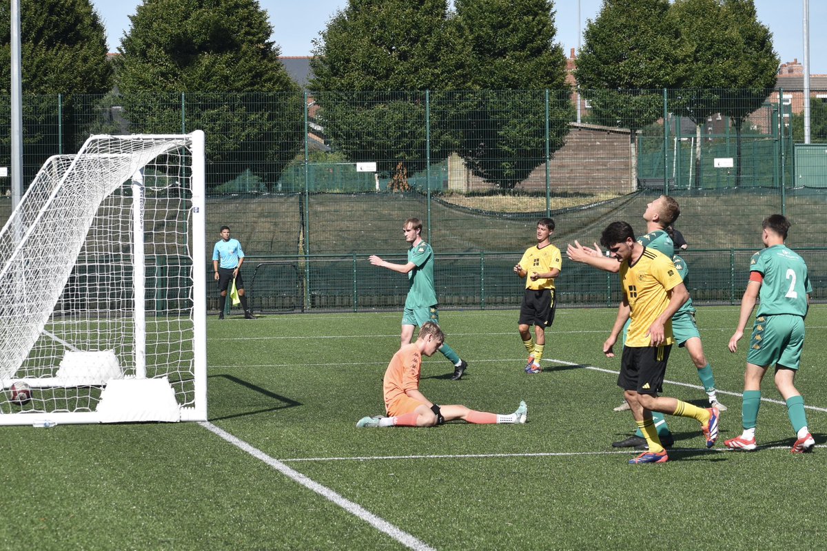 <a href="/ElliottHughes11/">Elliott</a> scores a late winning goal for <a href="/lowerbreck/">LOWER BRECK FC</a> in their 3-2 friendly victory over <a href="/Pilkingtonfc/">Pilkington Football Club</a> today