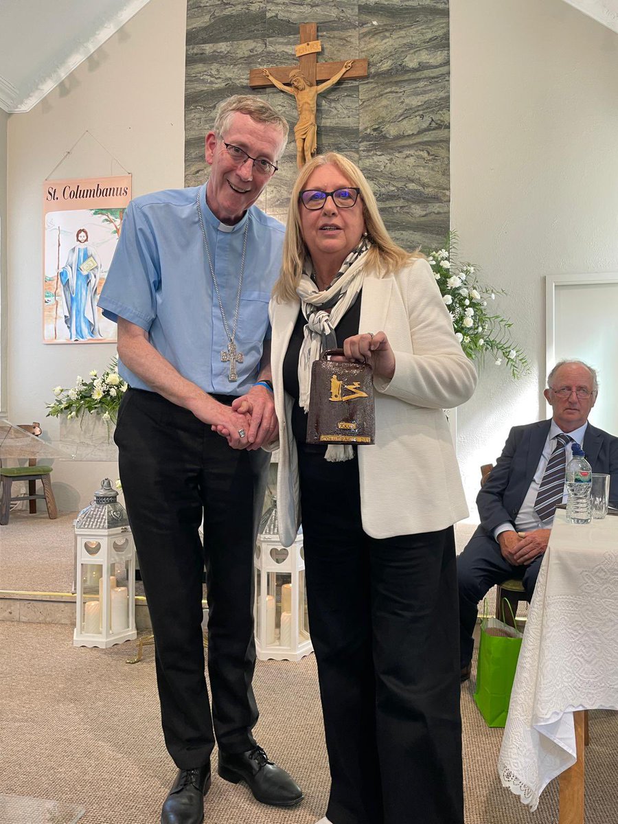 Bishop Denis Nulty (@bishopdnulty) on Twitter photo We were honoured to have Mary McAleese who has written extensively and presented programmes on Columbanus speak to us this afternoon on ‘Columbanus, the Man from
Myshall’ as part of our XXVI Columbanus Celebrations in <a href="/KANDLEi/">K&L Diocese Ireland</a> <a href="/CatholicNewsIRL/">CatholicNewsIreland</a> We were honoured to have Mary McAleese who has written extensively and presented programmes on Columbanus speak to us this afternoon on ‘Columbanus, the Man from
Myshall’ as part of our XXVI Columbanus Celebrations in <a href="/KANDLEi/">K&L Diocese Ireland</a> <a href="/CatholicNewsIRL/">CatholicNewsIreland</a>