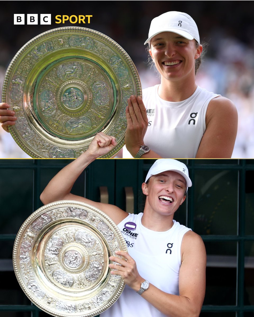 BBCSport's tweet image. Your new Women&apos;s singles Wimbledon champion 🏆

#Wimbledon