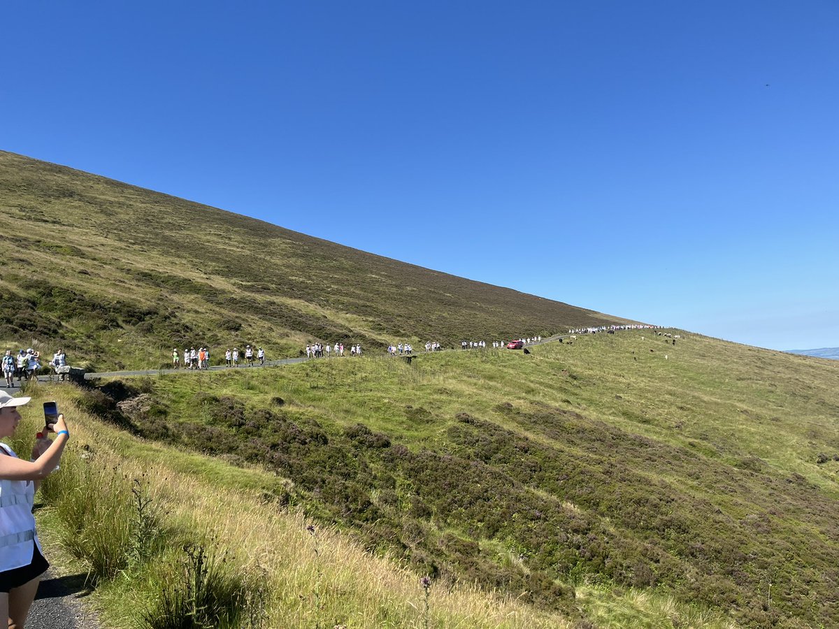 BishopDNulty's tweet image. Another splendid event as 230 took part in the @ColumbanusJ from the Nine Stones to Myshall in super sunshine this morning as part of the XXVI Columbanus Celebrations hosted in @KANDLEi with the support of @Carlow_Co_Co @CarlowCollege @CatholicNewsIRL