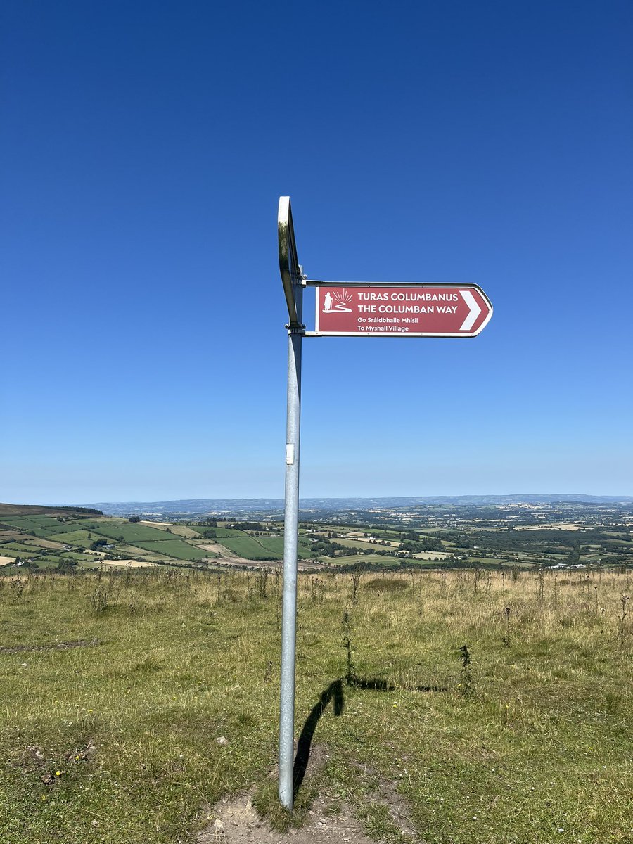 BishopDNulty's tweet image. Another splendid event as 230 took part in the @ColumbanusJ from the Nine Stones to Myshall in super sunshine this morning as part of the XXVI Columbanus Celebrations hosted in @KANDLEi with the support of @Carlow_Co_Co @CarlowCollege @CatholicNewsIRL