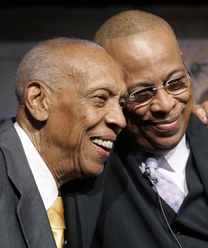 globaljazzqueen's tweet image. "I was born to be a musician. I started playing at three years old. And more so, I feel that I was born to be a #jazz artist.” - @chuchovaldes now @wbgo. (Pic with dad Bebo)