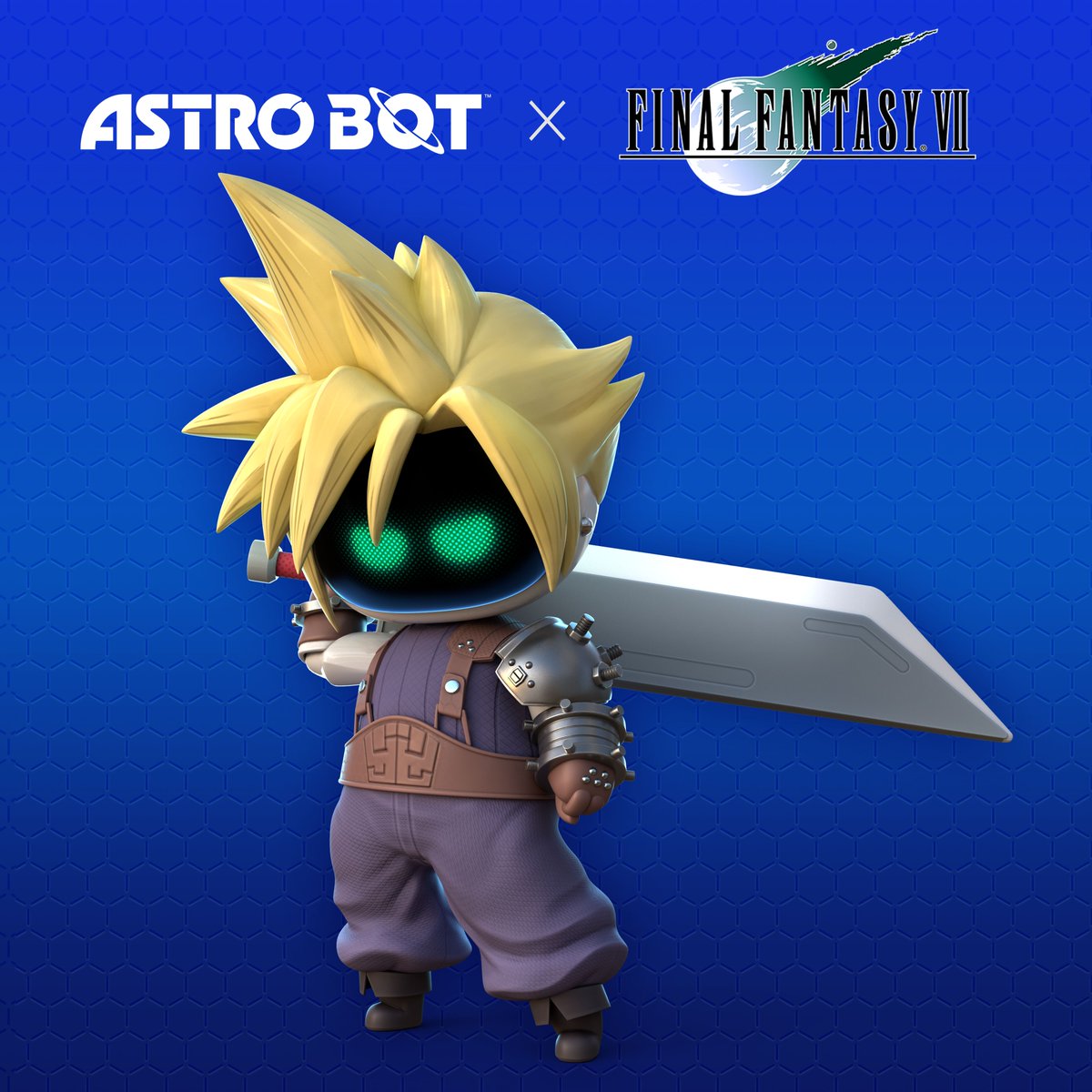 SquareEnix's tweet image. Cloud and Sephiroth from @FinalFantasyVII, Serge from @ChronoGame, and 2B from @NieRGame are ready to be rescued in #AstroBot!