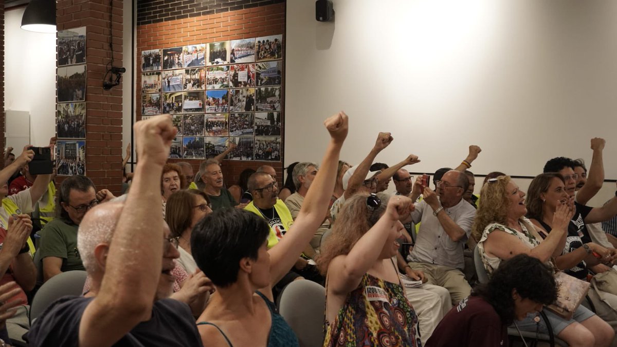 “¿Cómo es posible que bajo este Gobierno se esté encarcelando a sindicalistas en las puertas de sus casas por luchar? Vergüenza una y mil veces. La represión es porque no quieren que el ejemplo cunda”.

Denuncia Marina Mata, portavoz de Izquierda Revolucionaria.