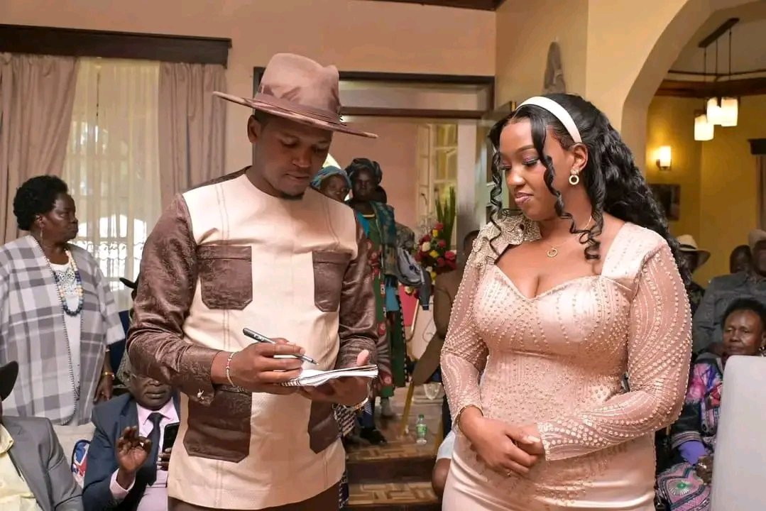 Congratulations to Senator Allan Chesang on tying the knot with Trans-Nzoia CECM for Public Works, Road , Energy and Infrastructure, Chanelle Kittony. Wishing you both a lifetime of love, joy, and blessings together!