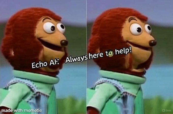 Hussain65673385's tweet image. Echo AI brings focus to the noise.
@echooagent filters the fluff, delivers what matters, and keeps you moving forward with confidence.
Smart. Calm. Reliable.

#EchoAI #FocusedFlow #AIClarity #TechThatGetsYou