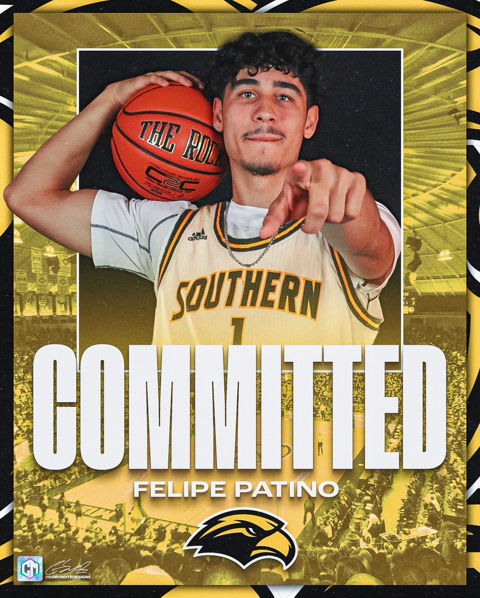 NEWS: Felipe Patino (<a href="/iamfelipepatino/">Felipe Patino</a>) will transfer to Southern Miss he tells <a href="/TheAthleticCBB/">The Athletic CBB</a> 

At Eastern Florida this season, he averaged 10 points and 4.3 rebounds per game while shooting 49.7% from the field and 47.6% from three

He recently decommitted from Memphis