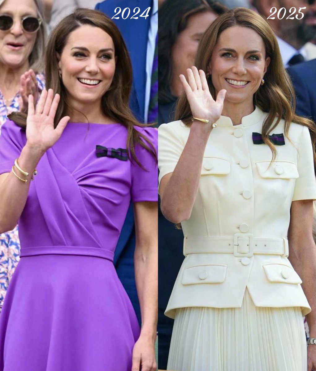 The Princess of Wales at #Wimbledon - one year, and a lot of healing, later 🥹