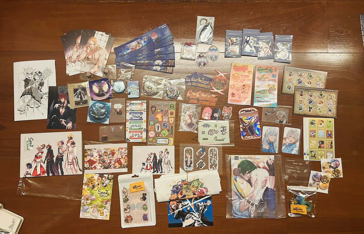 Thank you to all the artists, you guys are really amazing. I am so happy to collect your works #WoLderfulGathering