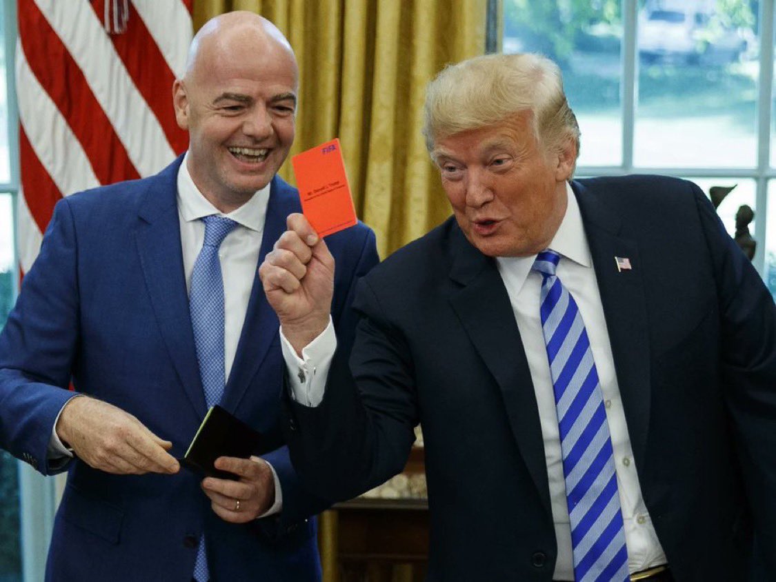 Football__Tweet's tweet image. 🚨🇺🇸 𝗢𝗙𝗙𝗜𝗖𝗜𝗔𝗟: US President Donald Trump will attend the FIFA Club World Cup final tomorrow night.
