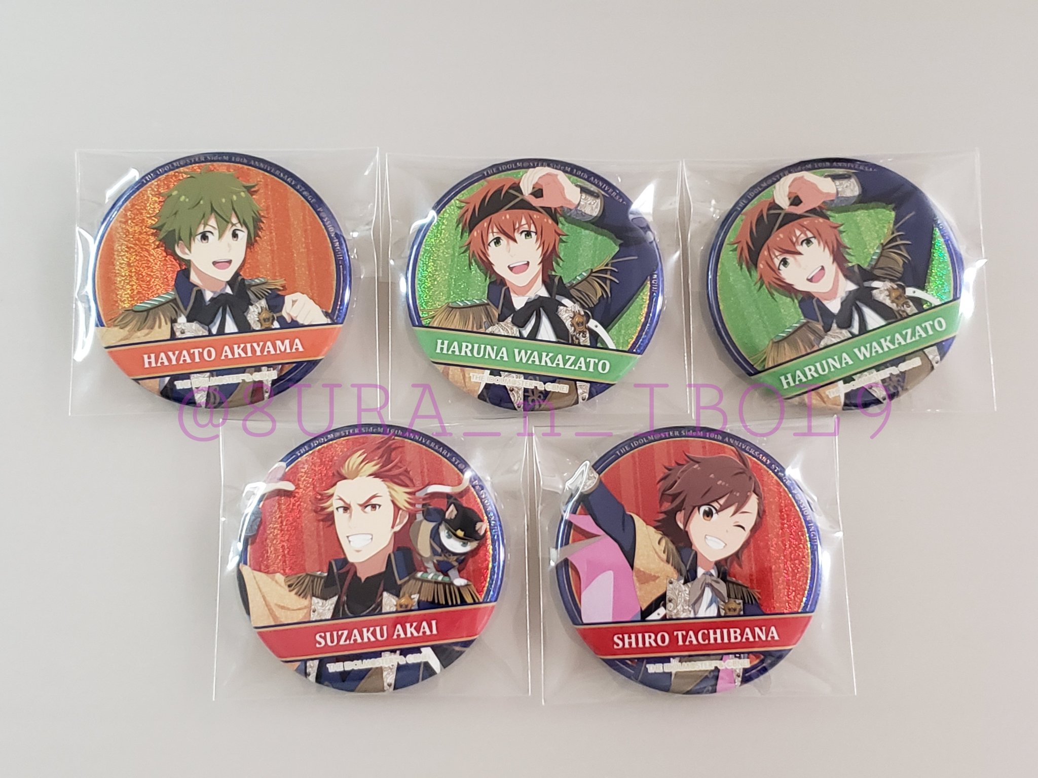 SideM 缶バッジ　プライズ  ホロ　セガ　キリオ　道流　志狼　九郎 ホログラム缶バッジ(57mm)「アイドルマスター SideM」02