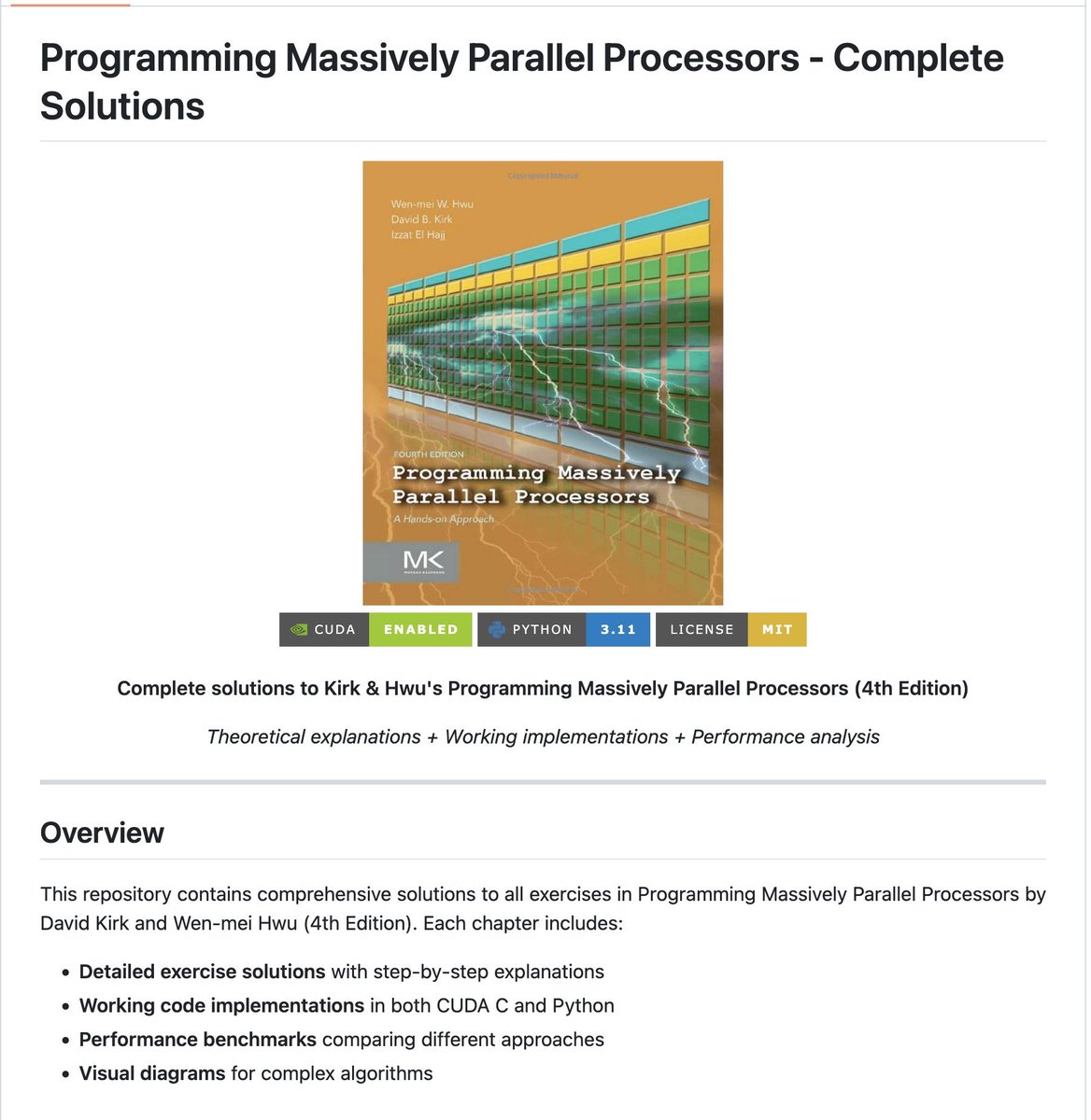 tugot17's tweet image. I solved every single problem in the CUDA mode book. A quick thread summarizing this experience and what I learned 1/x