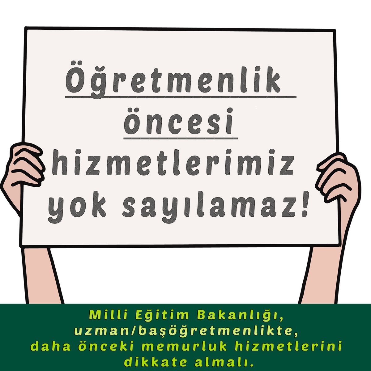 yilmazsen35's tweet photo. 657’ye tabi kamu hizmetimiz ÖMK’da dikkate alınmadı! Yıllarca kamuda görev yaptık, görev yerimiz farklıydı ama statümüz aynıydı. 
657'ye dayalı geçmiş hizmet süremiz, ÖMK kapsamında değerlendirilmelidir. #ÖMKMağdurları #KariyerMağduruÖğretmenler https://t.co/VmfKc1GiVp