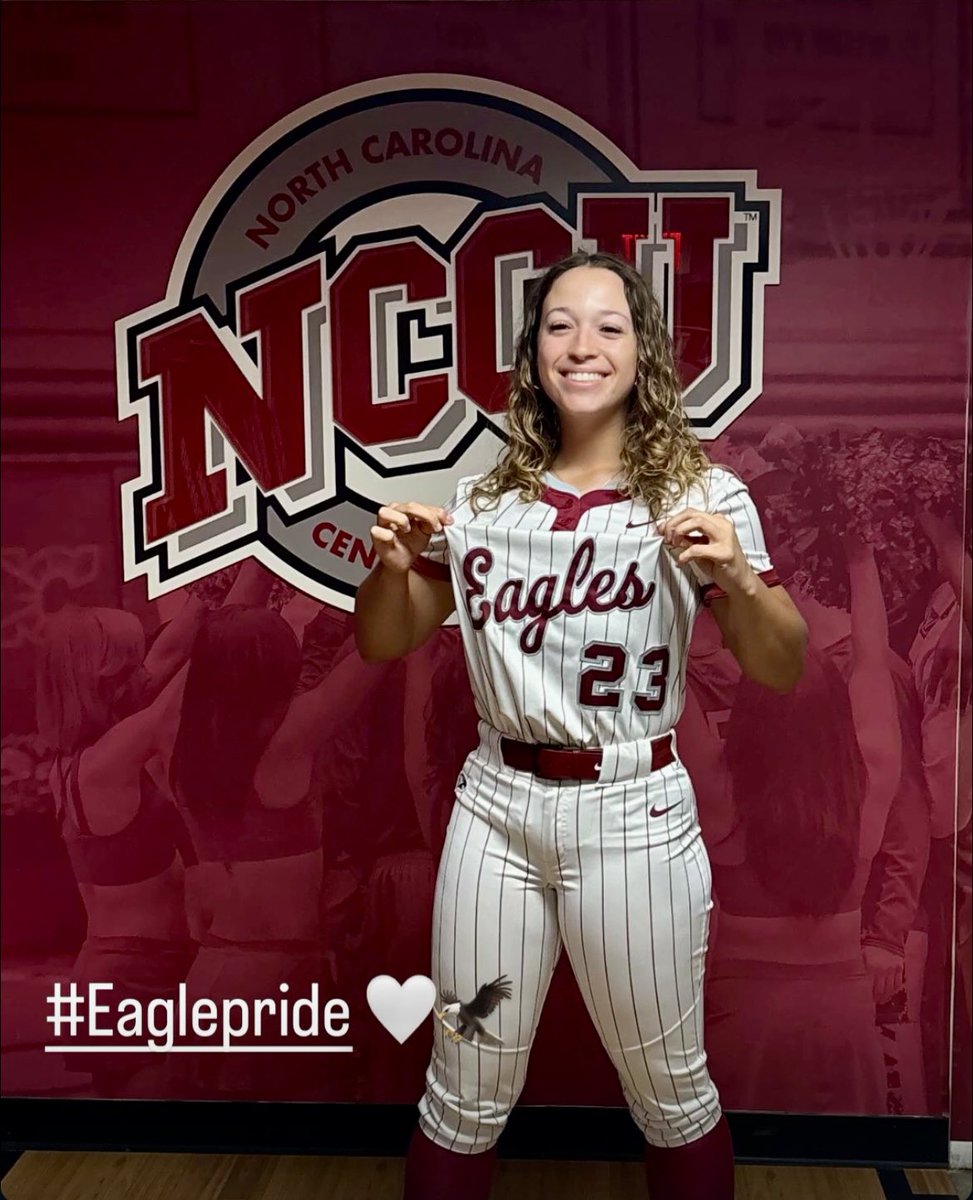 Avrelle16's tweet photo. Thank you @CoachNJames for this opportunity and thank you @CCobrasMorton &amp; Coach Craig for continuing to believe in me. I’m ready to Soar as an Eagle 🦅 🖤🩶@NCCU @NCCUAthletics @NccuSoftball https://t.co/DBxBB2CDH4
