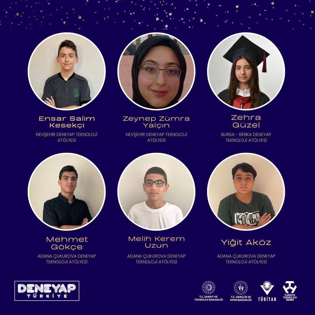 DeneyapTurkiye's tweet photo. 📢 #GeleceğinTeknolojiYıldızları ile Gurur Duyuyoruz! 🎉

#DENEYAP Türkiye olarak, LGS’de 500 tam puan alarak Türkiye birincisi olan 17 öğrencimizi tebrik ediyor, gelecekte de ülkemizi bilim ve teknoloji alanlarında en iyi şekilde temsil edeceklerine yürekten inanıyoruz. 🥇👏 https://t.co/h3raFNv8IZ