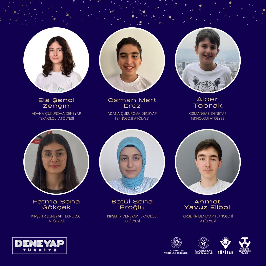DeneyapTurkiye's tweet photo. 📢 #GeleceğinTeknolojiYıldızları ile Gurur Duyuyoruz! 🎉

#DENEYAP Türkiye olarak, LGS’de 500 tam puan alarak Türkiye birincisi olan 17 öğrencimizi tebrik ediyor, gelecekte de ülkemizi bilim ve teknoloji alanlarında en iyi şekilde temsil edeceklerine yürekten inanıyoruz. 🥇👏 https://t.co/h3raFNv8IZ