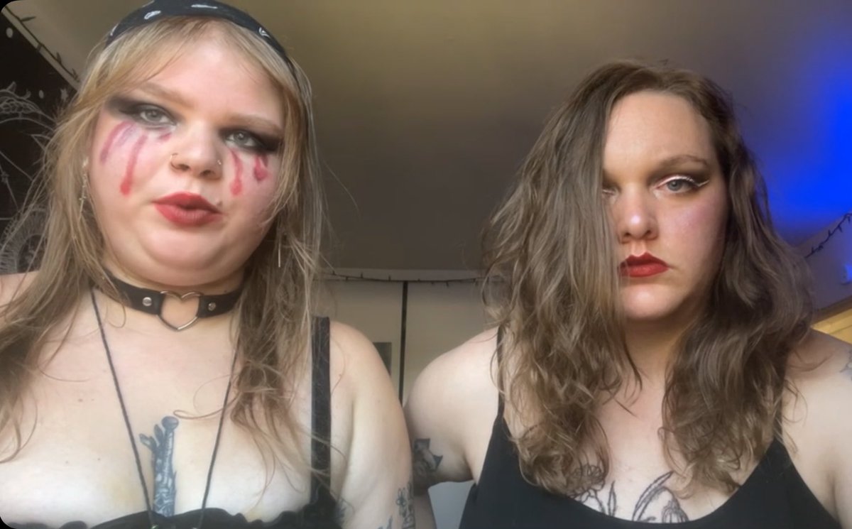 jadecollinswow's tweet photo. @ravenisaposer My friends went as you and Tara last night for the show 🤘🏼💕 thank you legend https://t.co/xl3eavdkZO