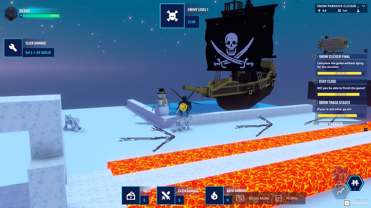 vagrantusanti97's tweet image. I put this pirate ship in my published game and it looks great, sails up ! 🏴‍☠️🦜 @TheSandboxGame #sandbox