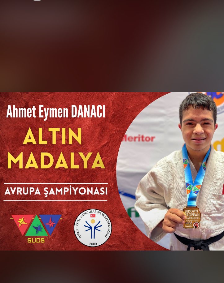 İsveç’in Lindesberk kentinde devam eden judown Avrupa Şampiyonası’nda okulumuz öğrencisi Ahmet eymen danacı 55 kg da Avrupa şampiyonu olmuştur. Ayyıldızlı judogi ile kürsünün zirvesine çıkan sporcu öğrencimizi yürekten kutluyoruz