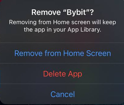 qquwuf's tweet photo. @Bybit_Official BYE BYE SHIT NEVER COME BACK https://t.co/R2oTo2oBhg